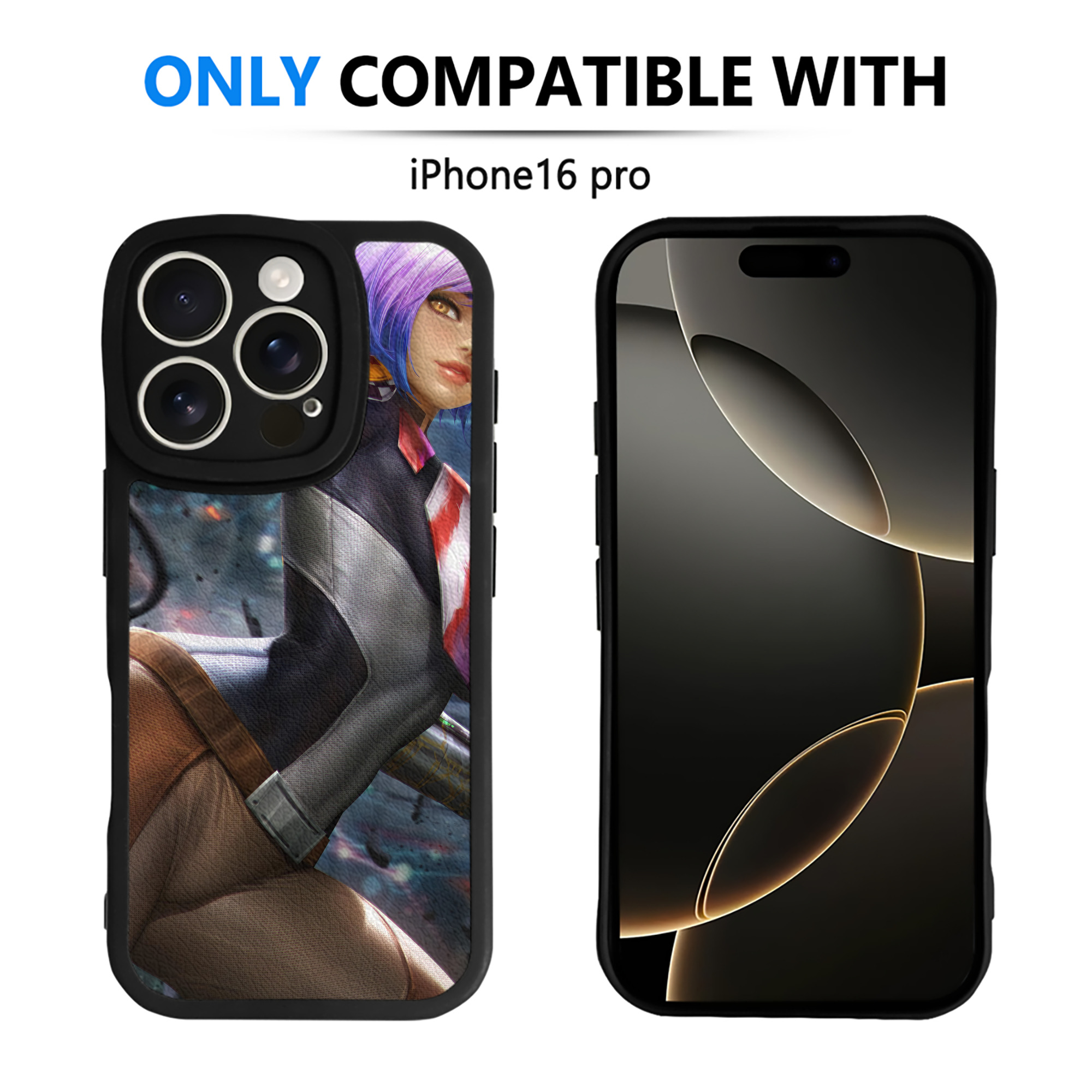 （画像用） スター・ウォーズ Star Wars 【iPhone 16シリーズ対応】シリコンスマホケース（レザー調） 材質：シリコン